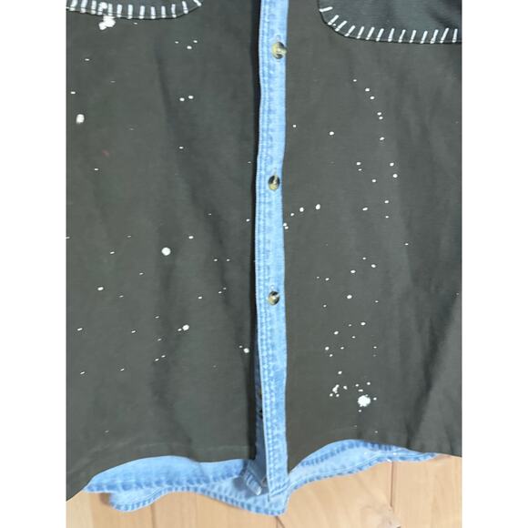 Free People x Tricia Fix | NWT Vintage Repurposed Carhartt Patchwork Coat | M/L - Picture 5 of 16